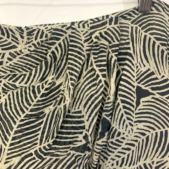 Vintage 90s Chaus Faux Wrap Silk Mini Skirt Plus SZ 16 - Picture 3 of 12